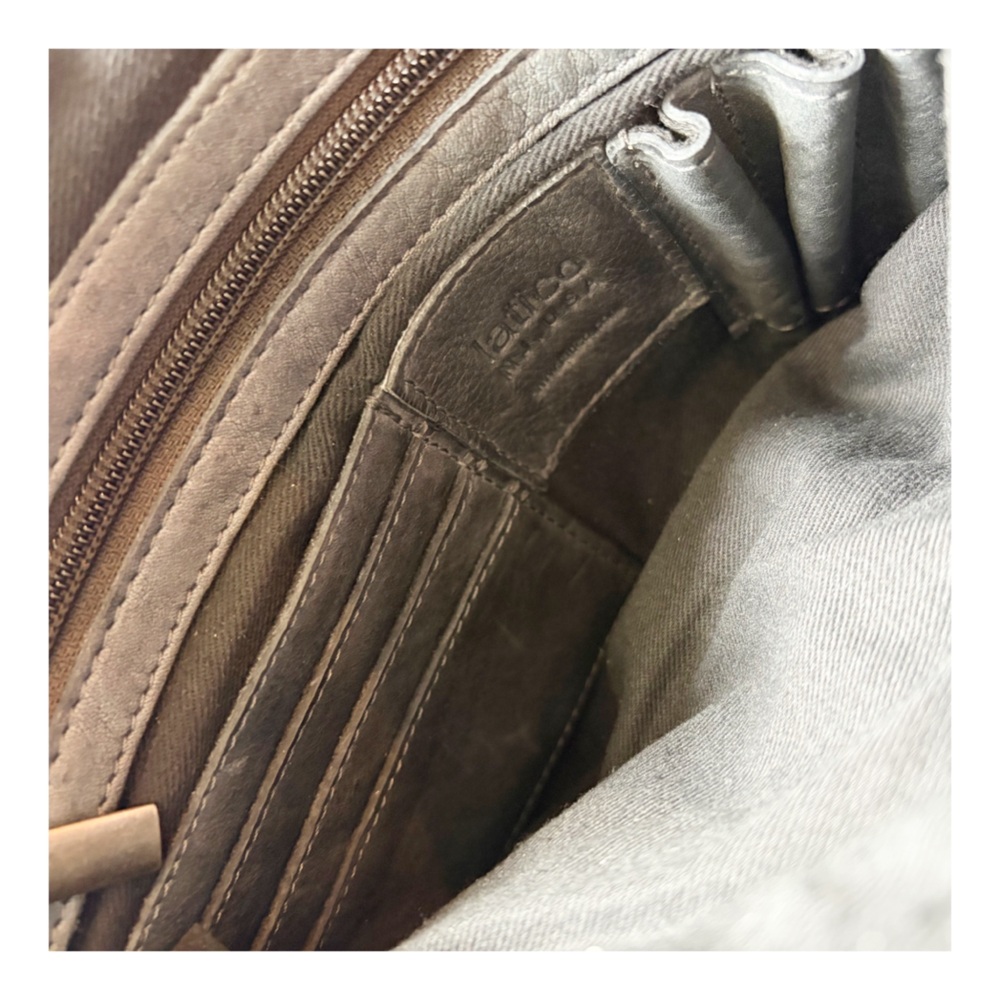 Latico Leather Marcus Crossbody Bag Charcoal - Picture 10 of 12